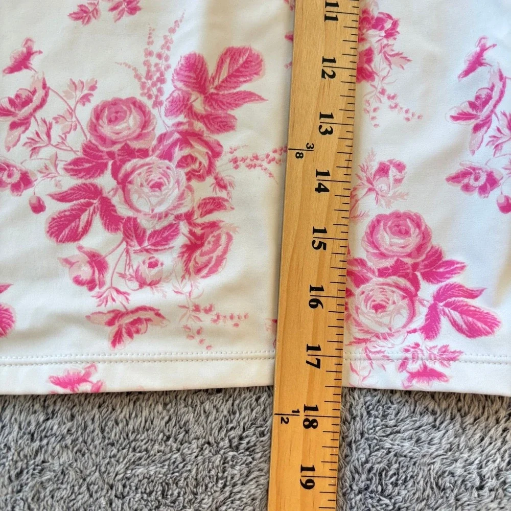Janie and Jack Girls Pink Floral Rash Guard Swim Top Size 12 Beachy Boho 19854